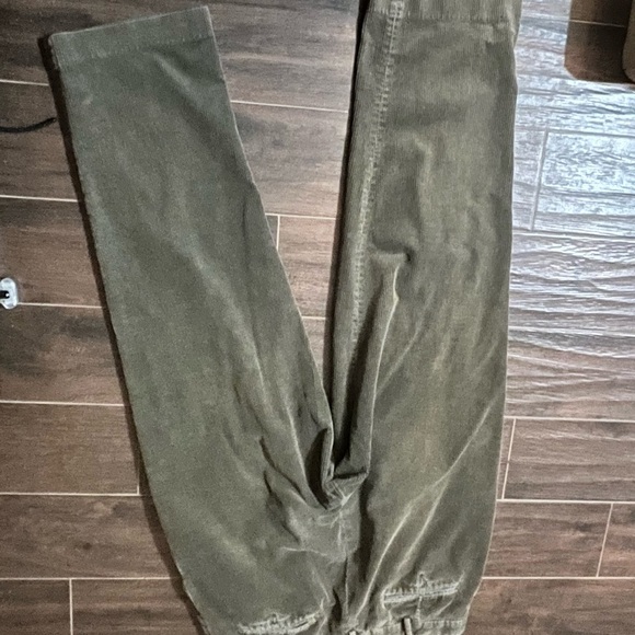 Lands End Corduroy Pants Mens one pair Black one pair Green 35. 1/13 2/20 - Picture 3 of 4